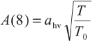 Formel til udregning af den daglige vibrationsbelastning A(8) af en person