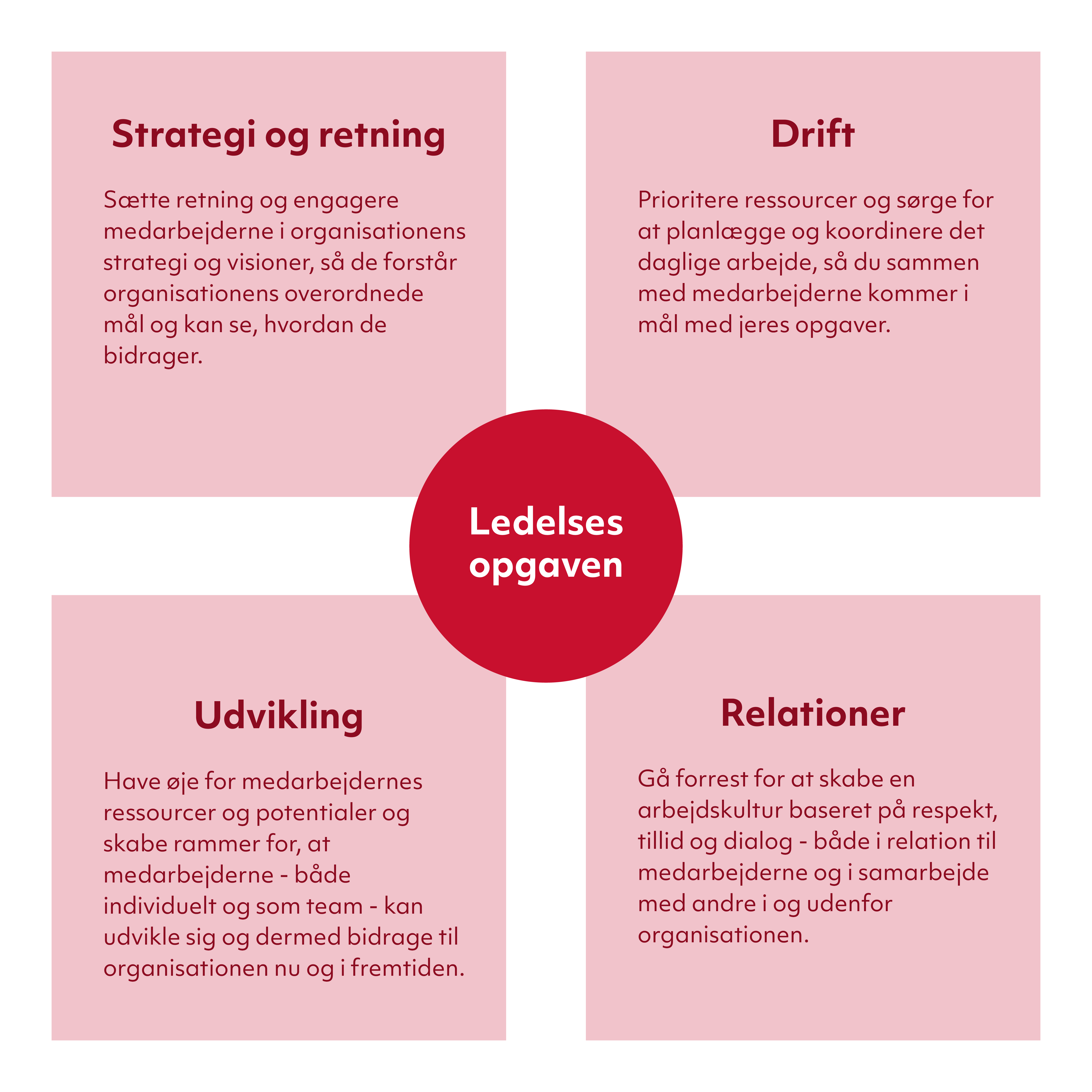 Model over ledelsesopgaven 