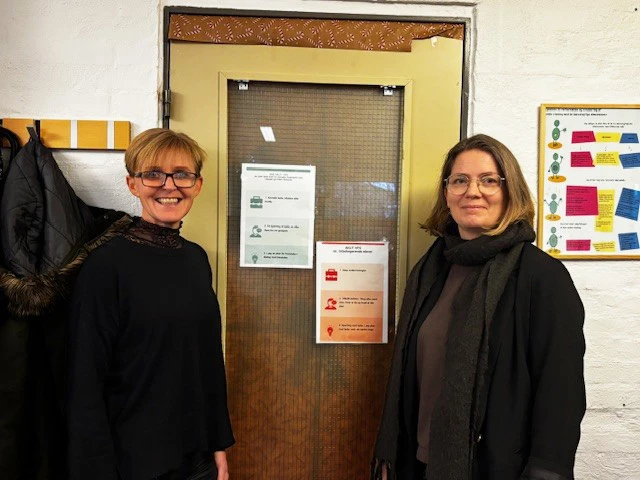 Portræt af Marianne Højen Starcke og Stine Roed Einarsen