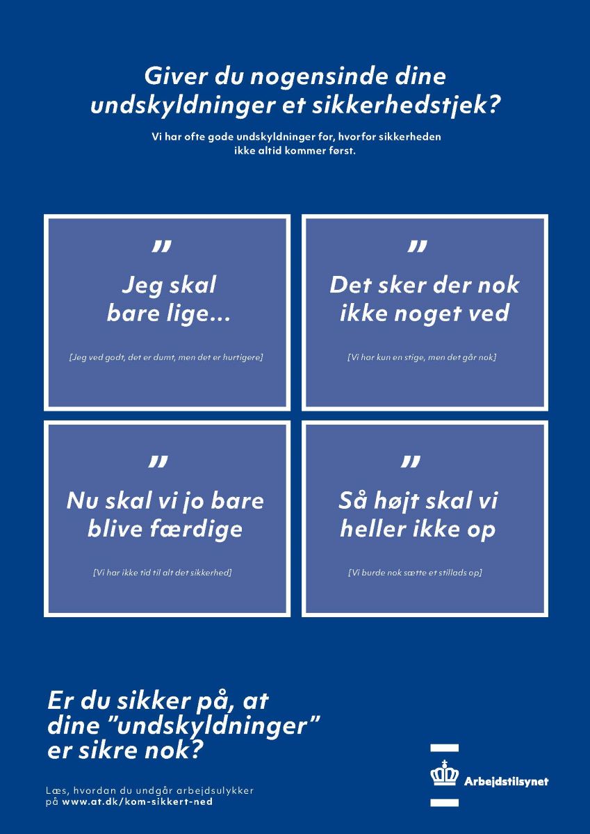Ulykkeskampagne plakaten