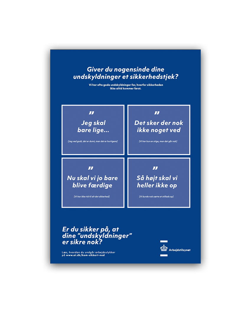 Ulykkeskampagne plakaten