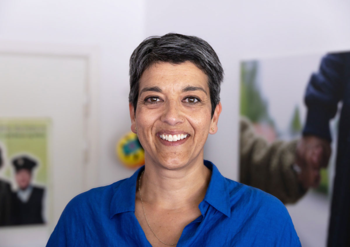 Portræt af kvindelig vicedirektør i Rådet for Sikker Trafik.